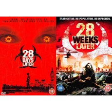 惊变28天+惊变28周 欧美经典病毒恐怖CULT片 双碟DVD收藏版