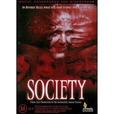 恐怖CULT片 Society/灵异出窍/上流社会 讽刺B级 DVD盒装