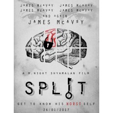 分裂 Split 2016年悬疑惊悚恐怖片 DVD收藏版